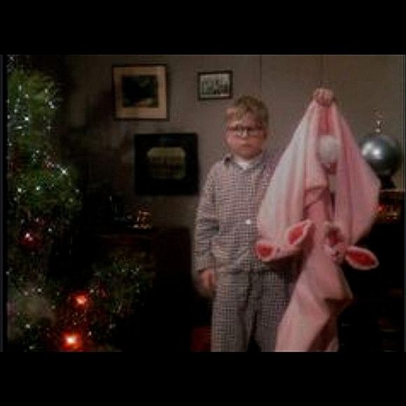 Christmas Ornament  A Christmas Story Ralphie Wearing His Iconic Pink Bunny Suit - Picture 5 of 13